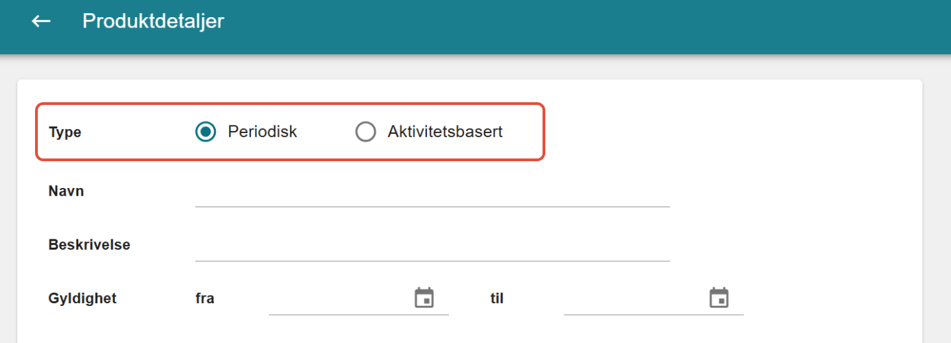 Bildetekst - Cubit faktura produktdetaljer type