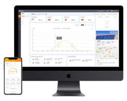 A computer monitor and a phone 
Description automatically generated