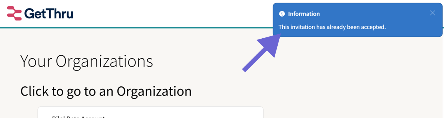 could not load invitation; please refresh to try again