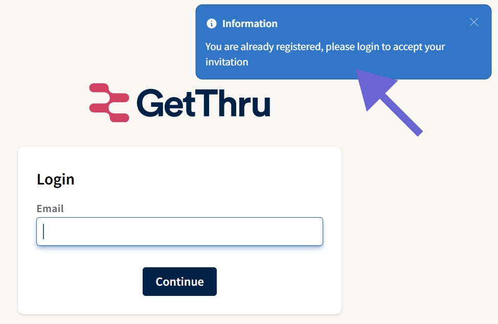 could not accept invitation: email has already been taken