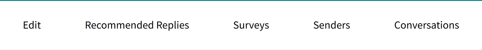 Screenshot of the Campaign tabs