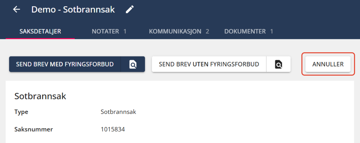 Bildetekst: Annullere saken