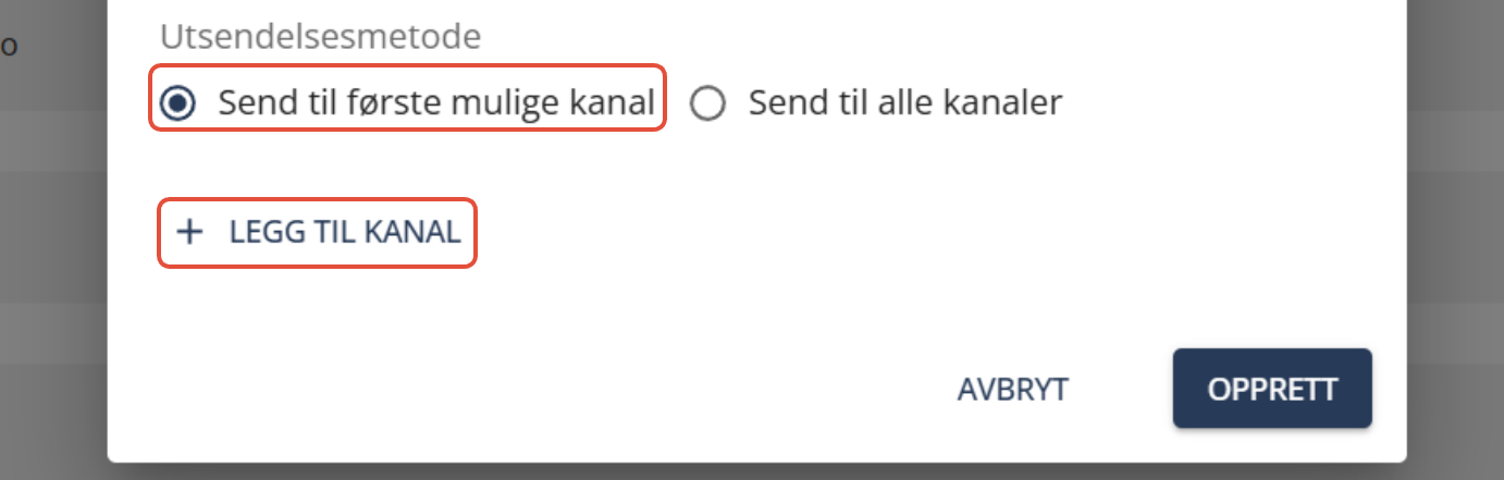 Bildetekst: Trykk på legg til kanal