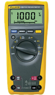 A yellow and black digital multimeter
AI-generated content may be incorrect.