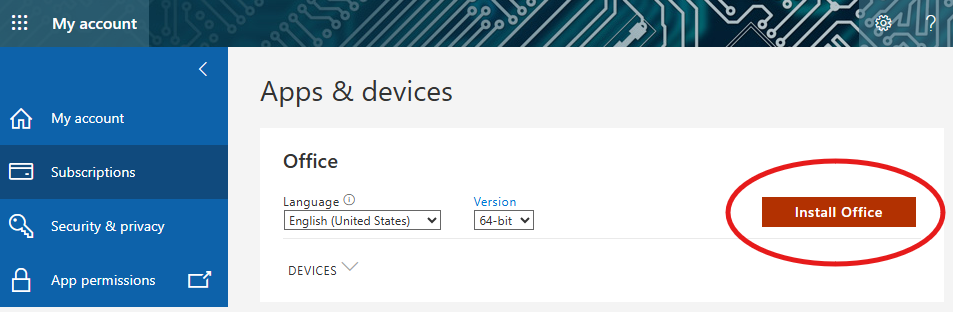 Install Office Button