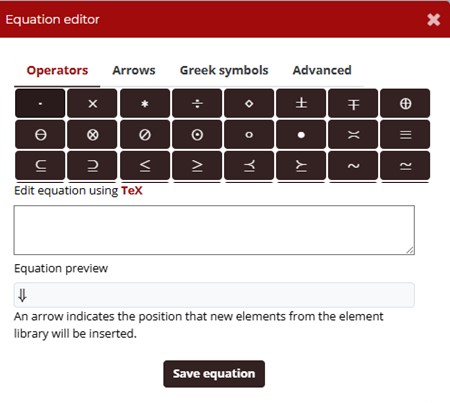 Moodle Equation Editor