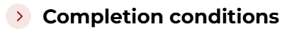 Completion conditions settings for Assignments