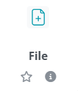 File activity card