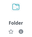 Folder activity card