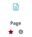 Page activity card