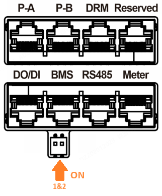 A black and white diagram of a network switch
Description automatically generated