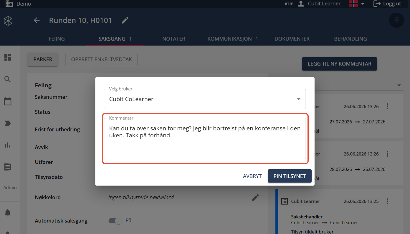 Bildetekst: Legg inn en kommentar.