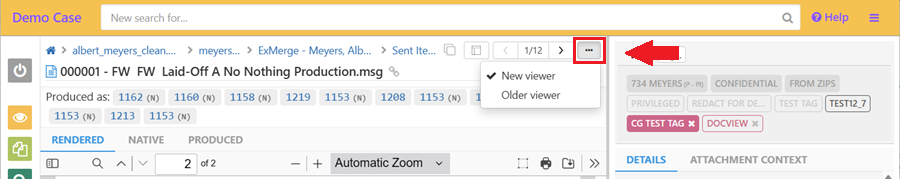 Click on ... to select the viewer option