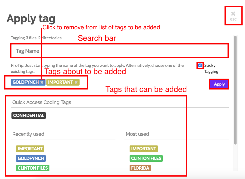 Tagging All Documents in a Folder GoldFynch Support