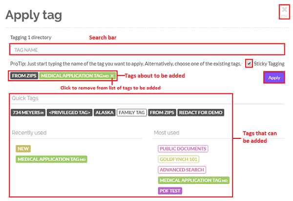 Tagging All Documents In A Folder GoldFynch Support