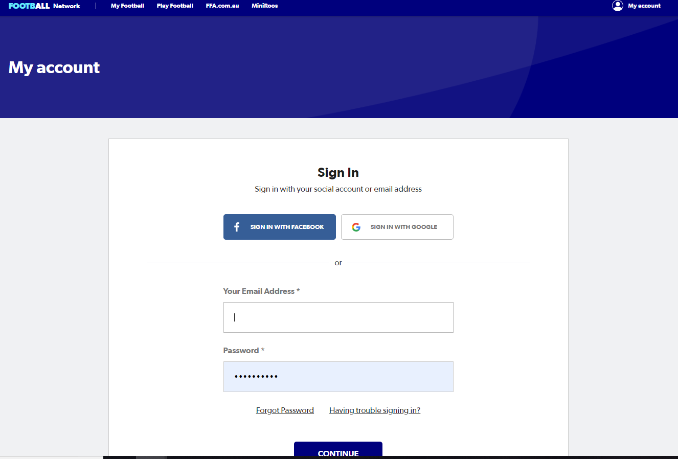 How to selfregister on Playfootball registration system playfootball