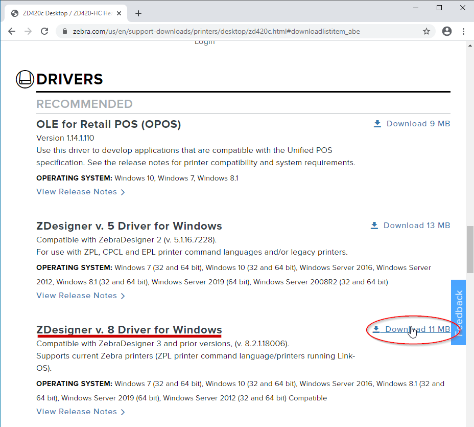 Setup of Zebra ZD420 for Label Printing Design Manager, Inc.