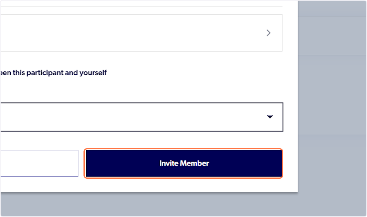 Click on Invite Member