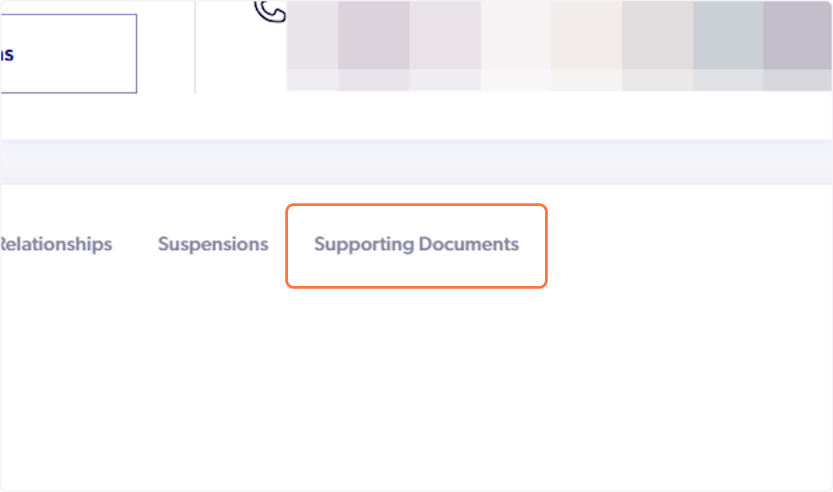 Click on Supporting Documents