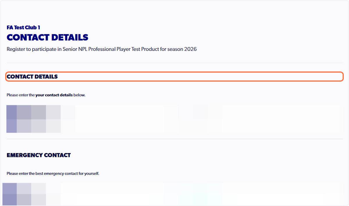 Review all contact and emergency contact details