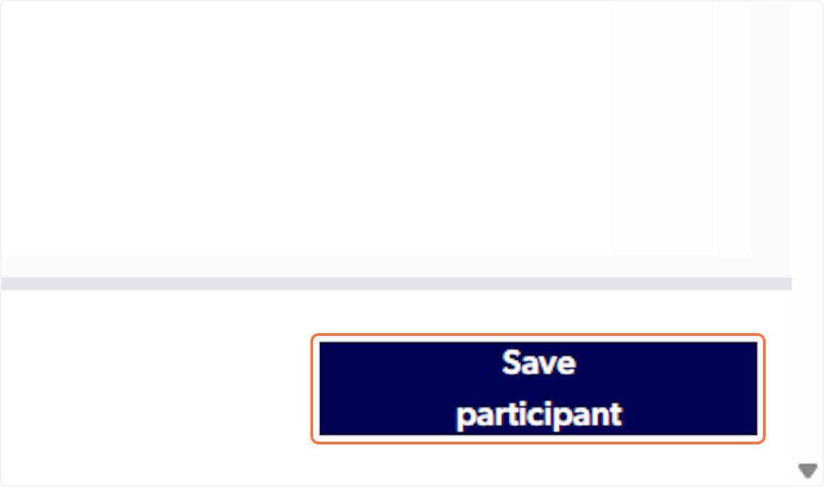 Click on Save participant