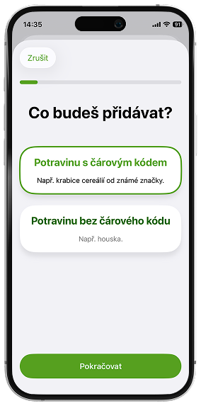 Navrhnout novou potravinu