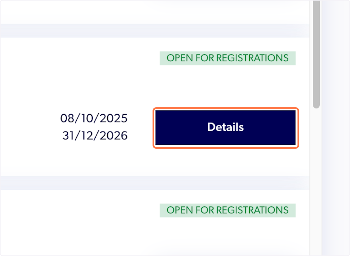 Click on Details
