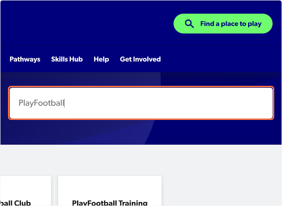 Type the name of your club or association and select the appropriate record