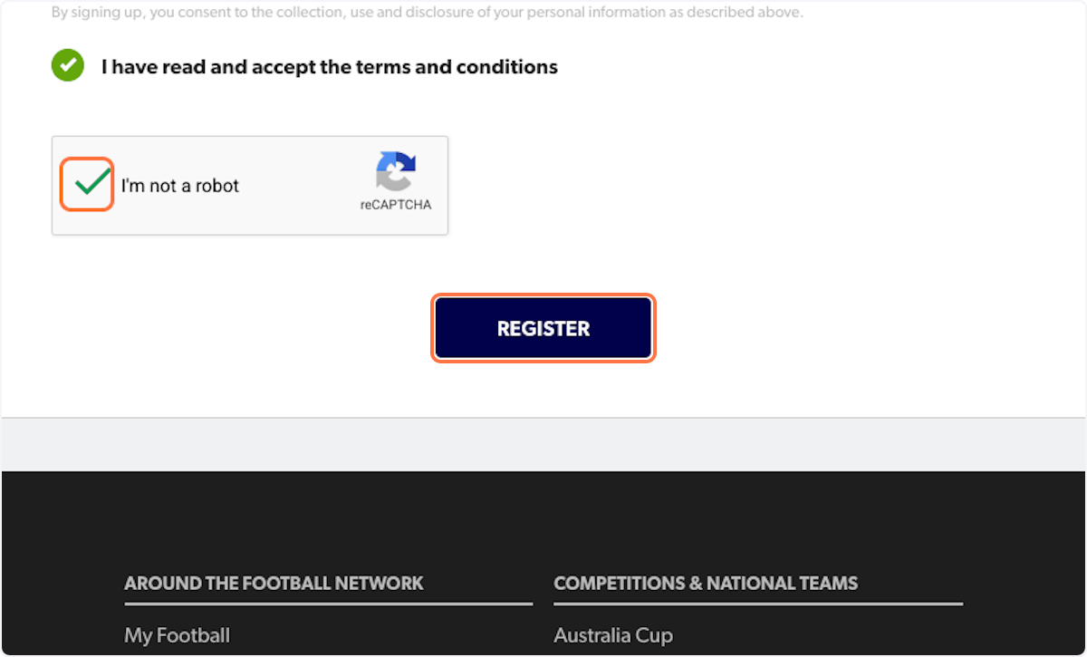 Click on REGISTER