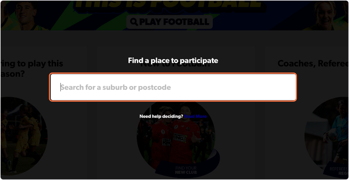 Type in text field