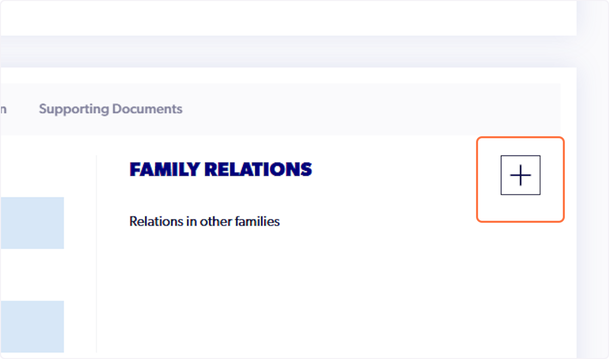 Click on Family Relationships