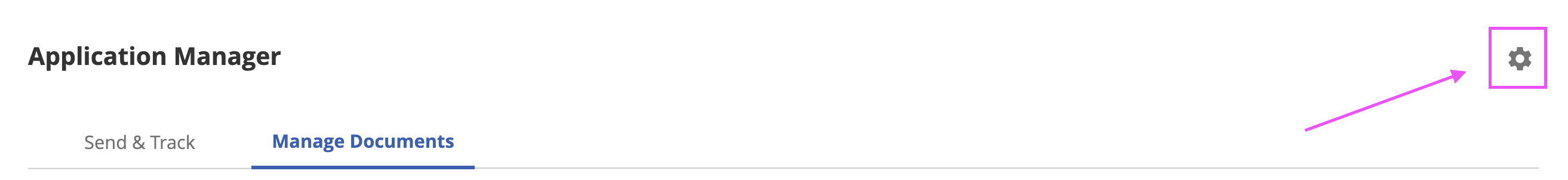 Application Manager Screenshot