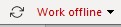 Work offline connectivity indicator