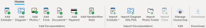 All Documentation Home tab with Add Documentation, Import Documentation, Edit and Download sections