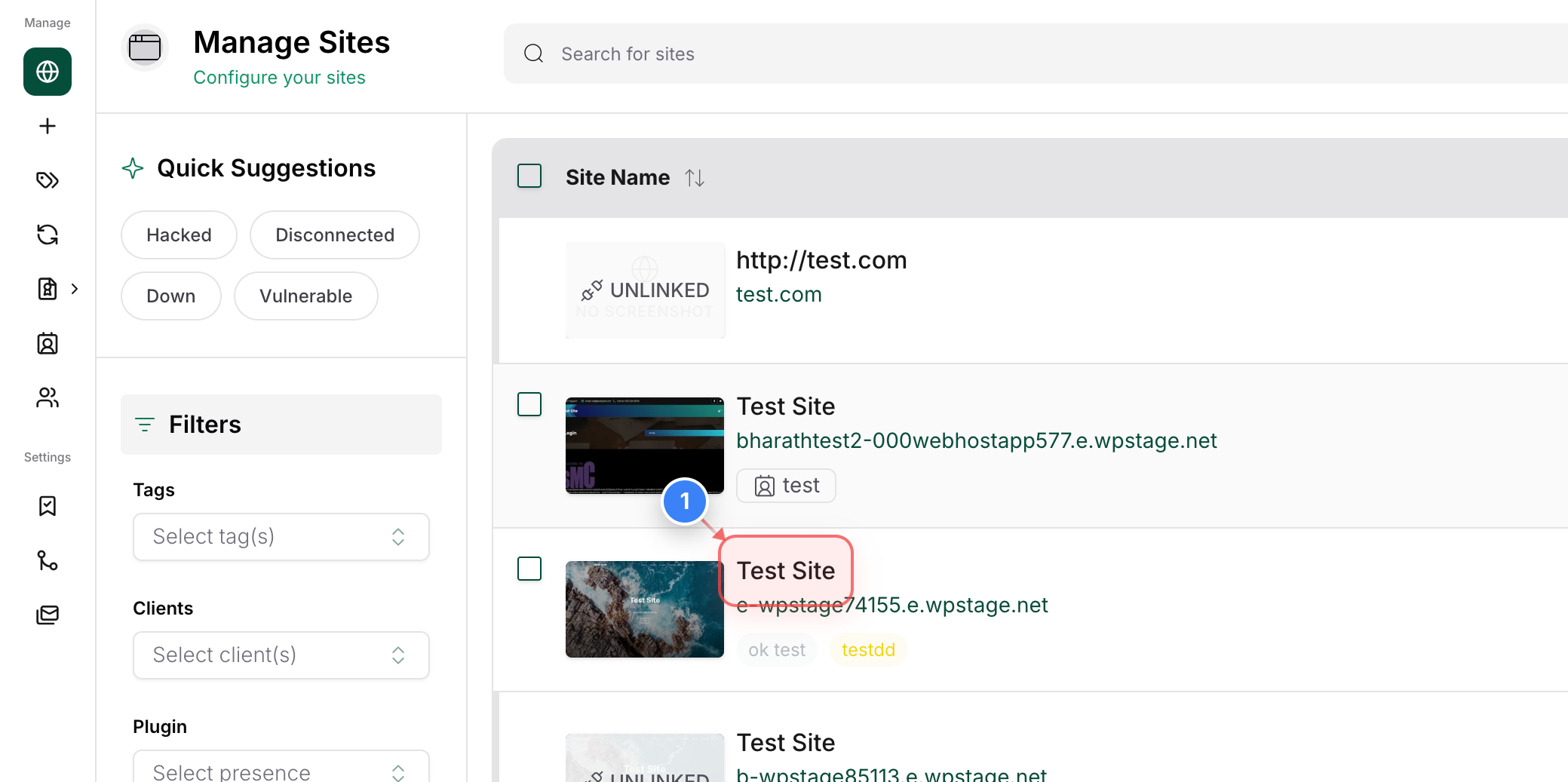Step 1 screenshot