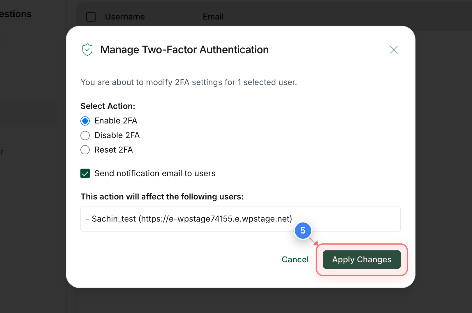 Step 5 screenshot
