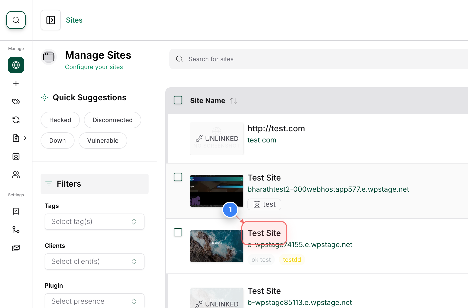 Step 1 screenshot