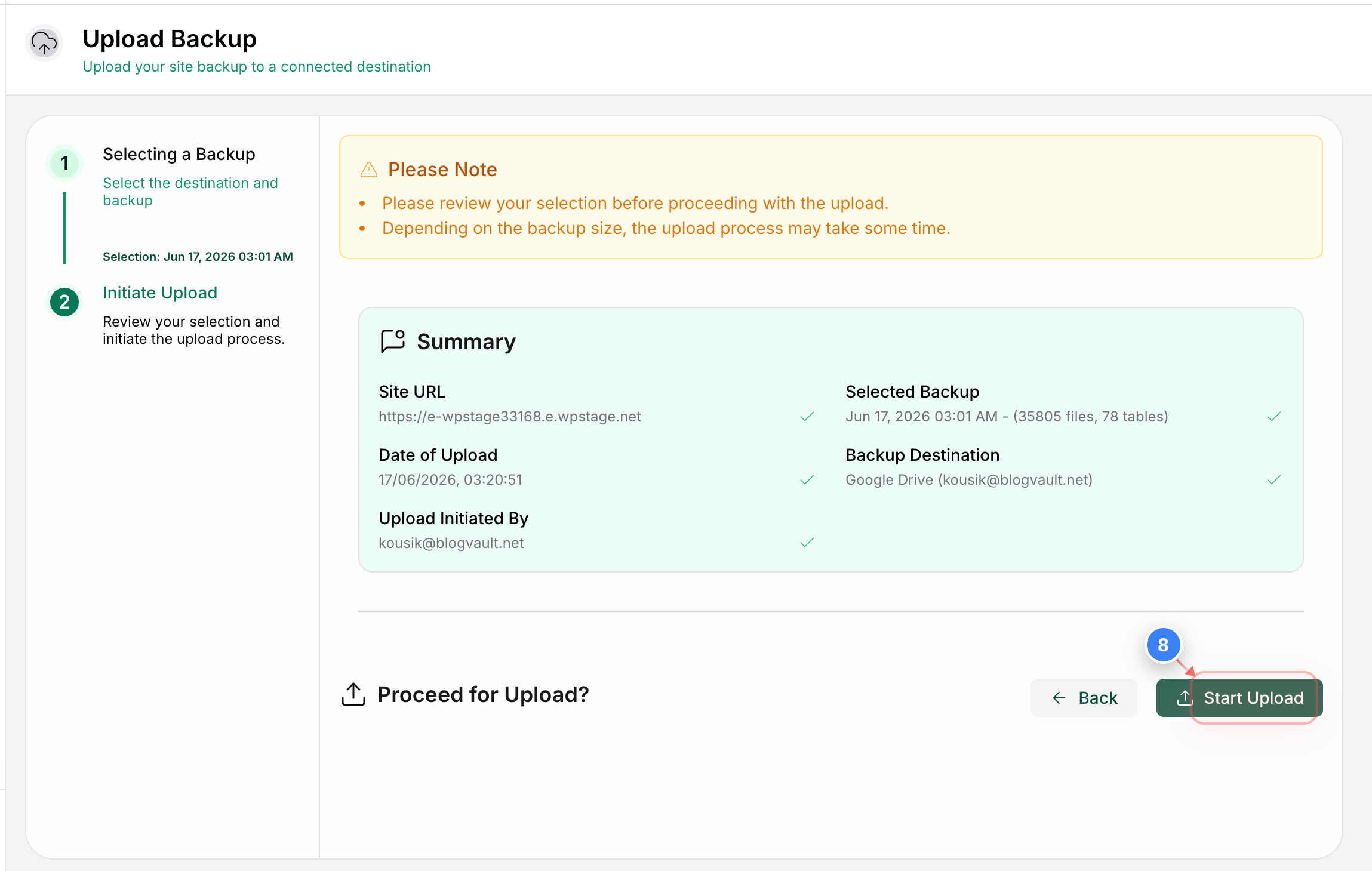 Step 8 screenshot