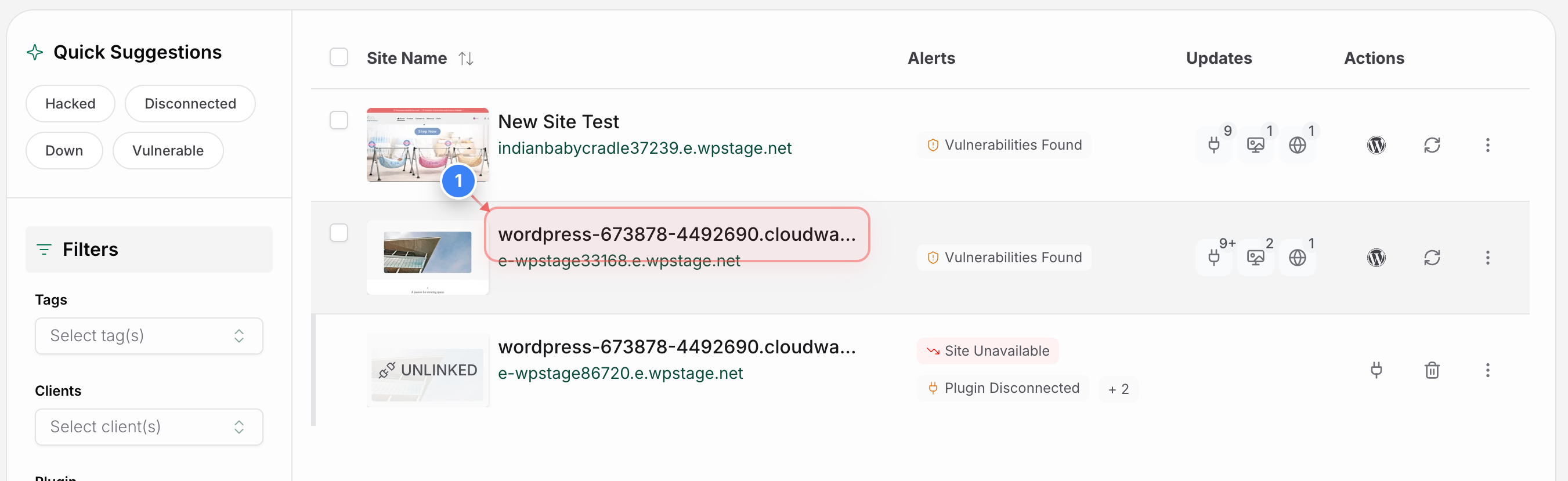 Step 1 screenshot