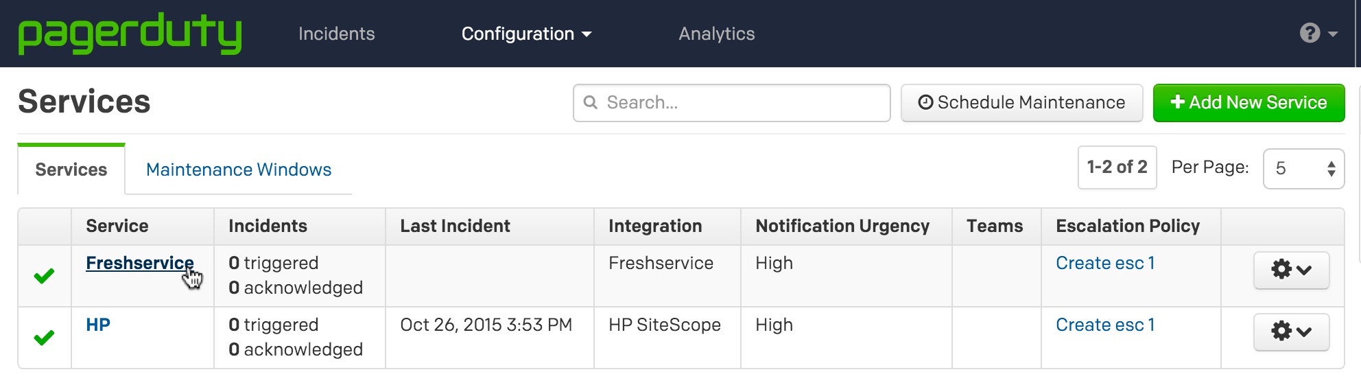 Using the Pagerduty integration in Freshservice Freshservice