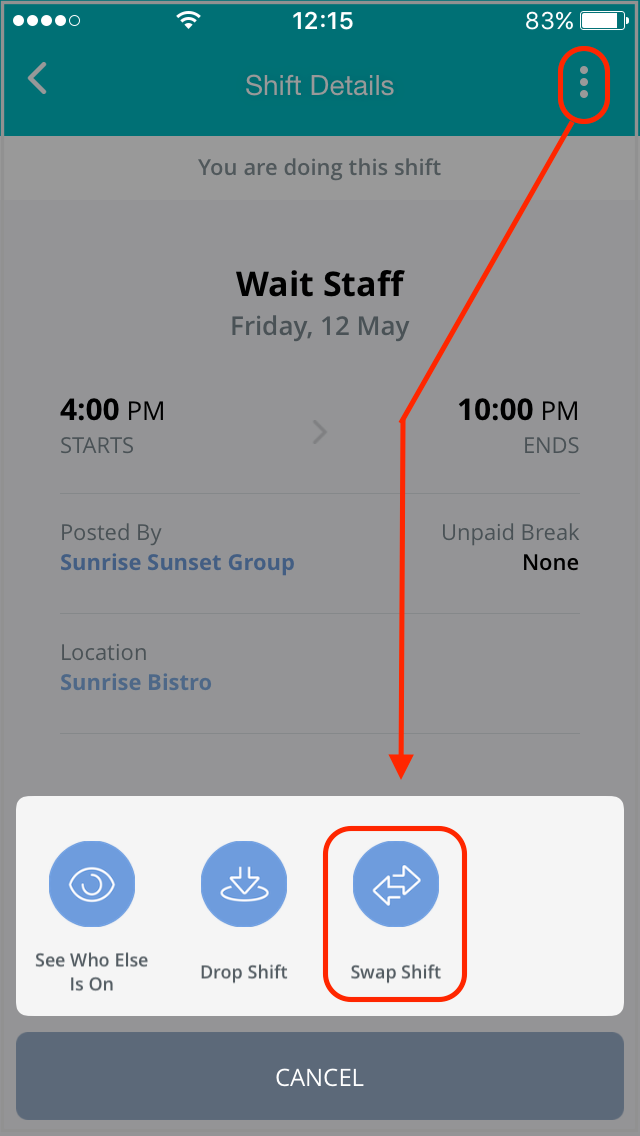 Shift Swap (Worker) Support