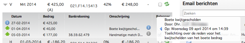 Resultaat handmatig bewerken