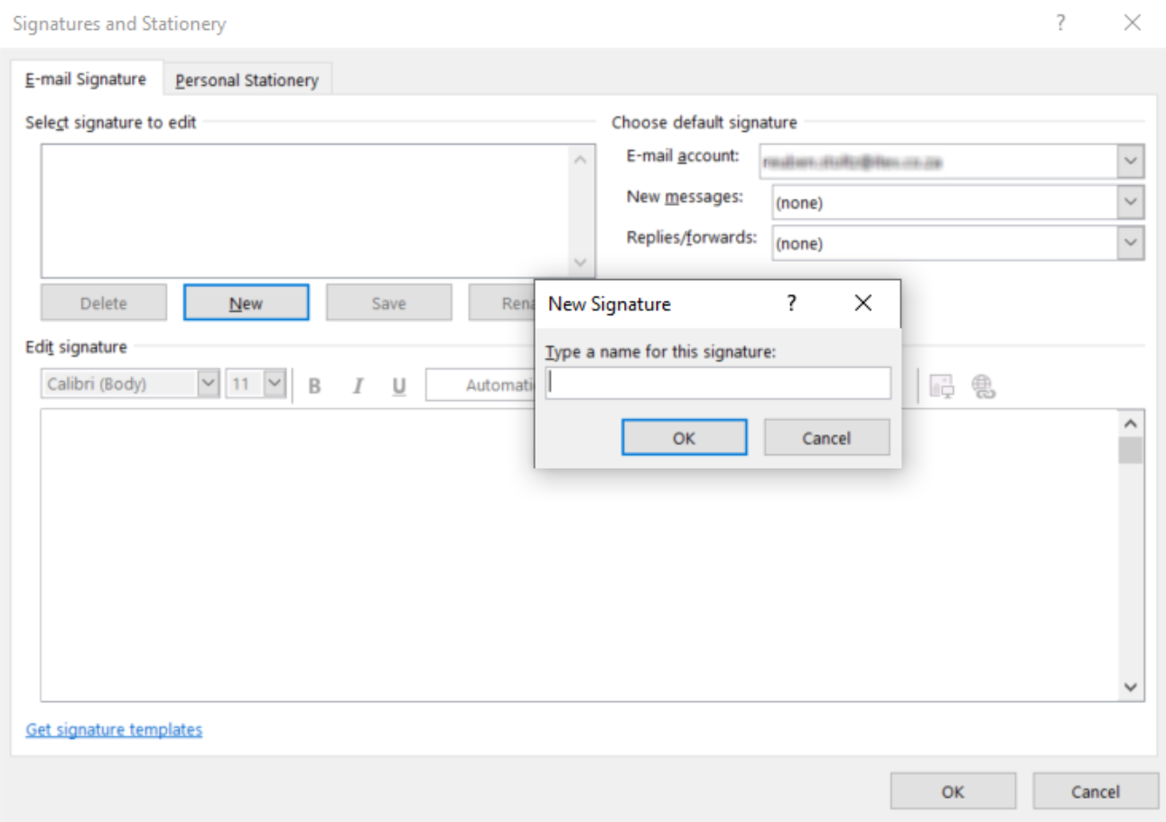 Microsoft Office Setup Of Your Outlook Signature Service Desk