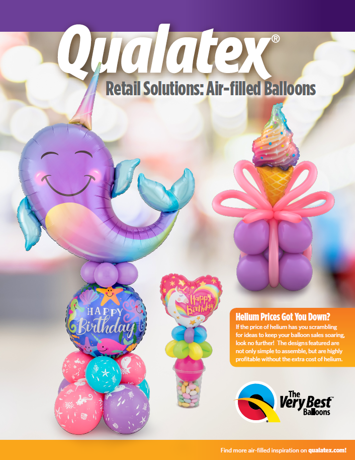 Qualatex Retail Solutions Airfilled balloons Bargain Balloons