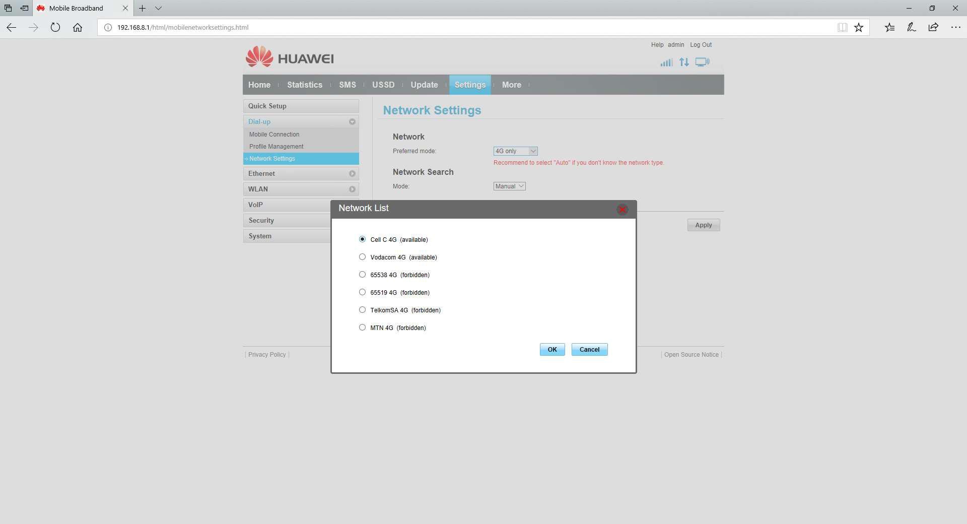 Your Lte Router Webafrica Support