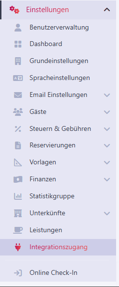 3Rpms Menu Integrationszugang
