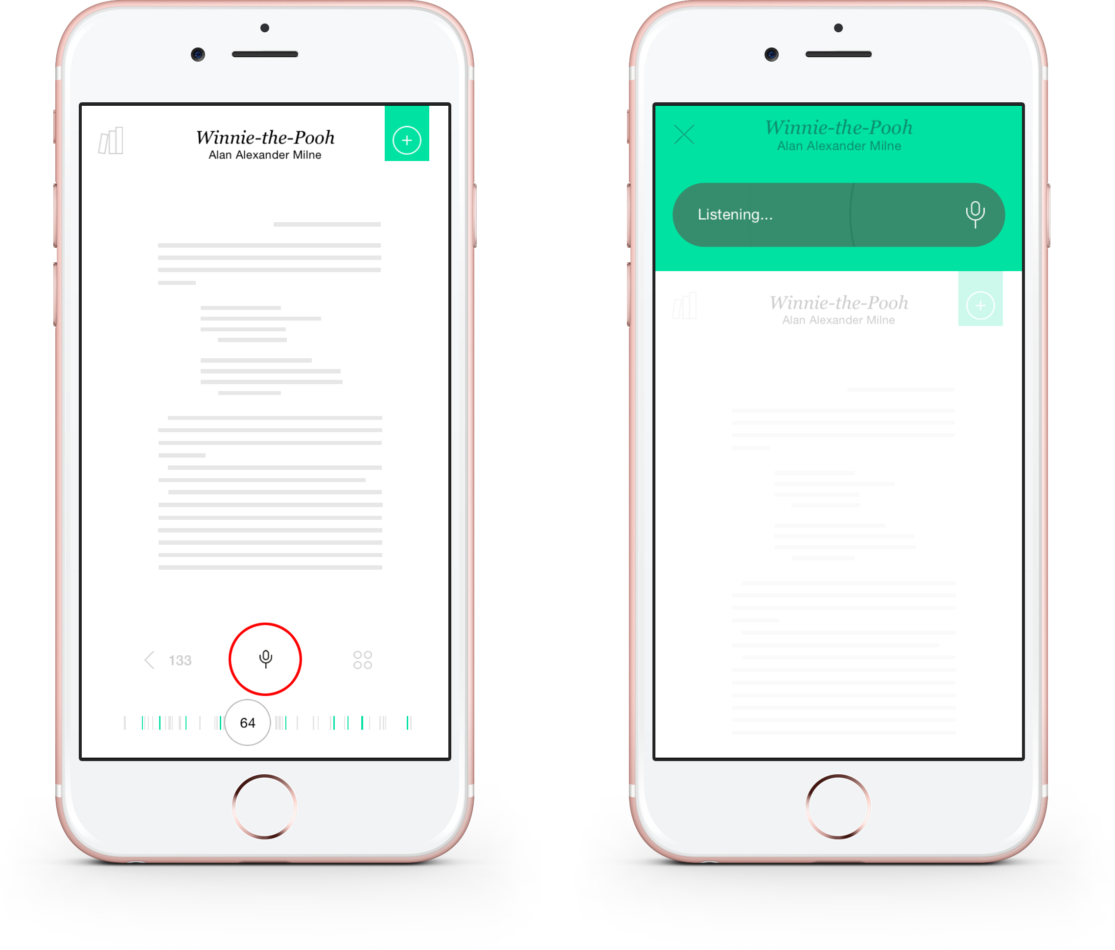 Booke voice commands