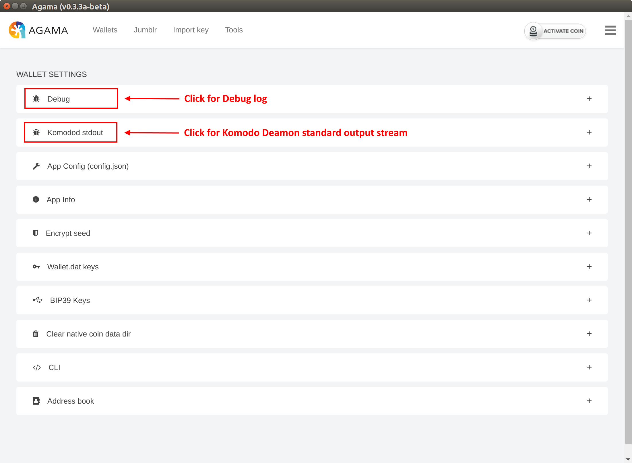 Agama Wallet Desktop Komodo Platform IUCN Water