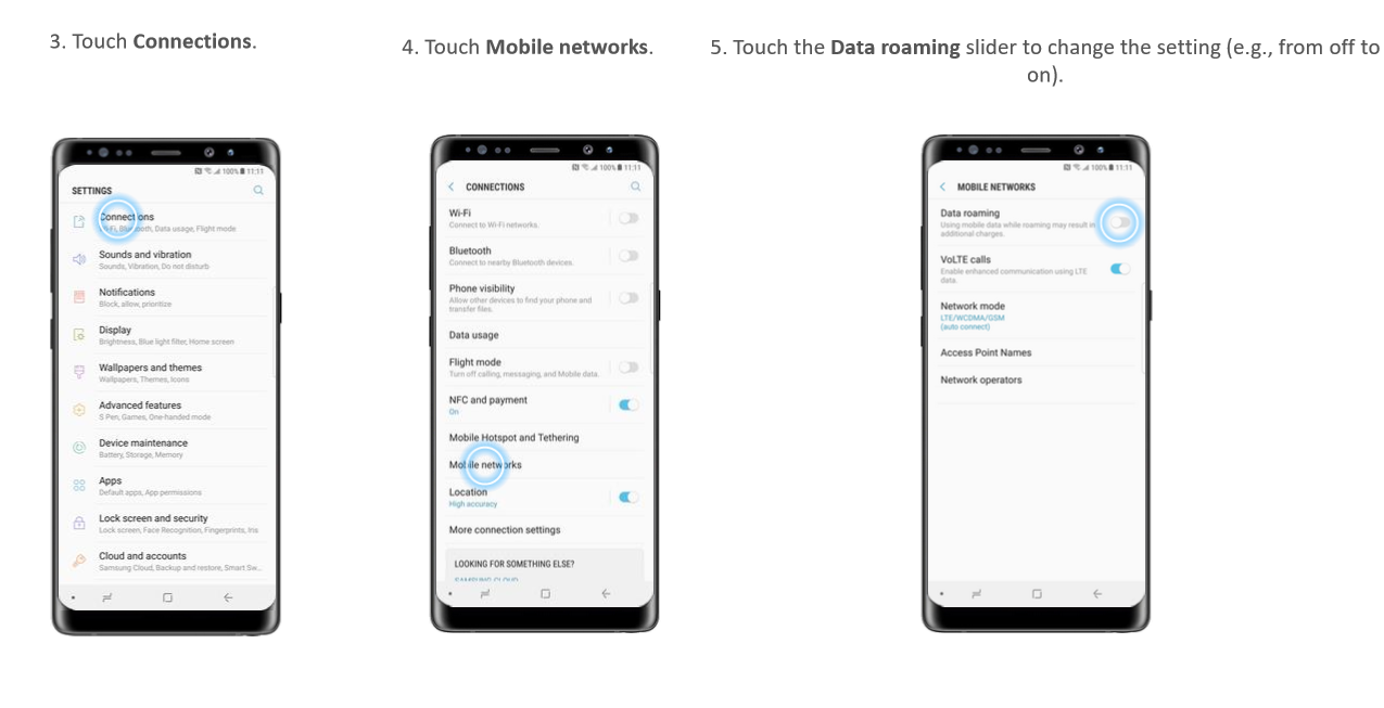 How To Turn Data Roaming And Data Services On Off On My Samsung