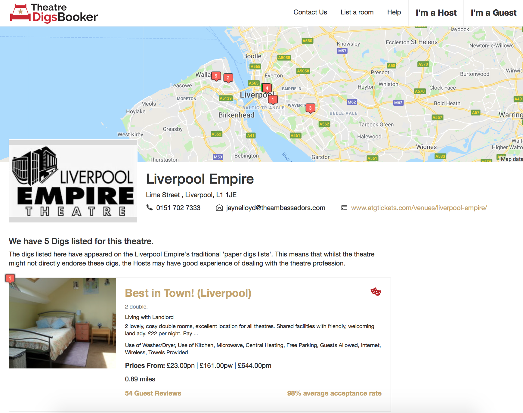 How do I join my Theatre's Online Digs List? Help Centre